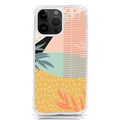 Leaves Pattern Design Colorful Decorative Texture Iphone 14 Pro Max Tpu Uv Print Case