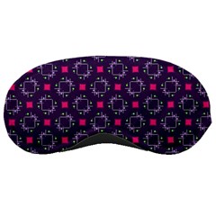 Geometric Pattern Retro Style Background Sleep Mask by Vaneshop