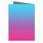 Blue Pink Purple Greeting Card Right