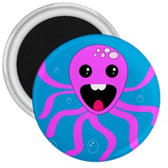 Bubble Octopus Copy 3  Magnets by Dutashop