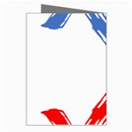 Arrow Up Down Greeting Cards (Pkg of 8) Right