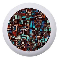 Stained Glass Mosaic Abstract Dento Box With Mirror by Sarkoni