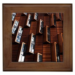 Abstract Architecture Building Business Framed Tile by Amaryn4rt