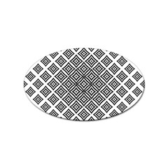 Background Pattern Halftone Sticker Oval (100 Pack)