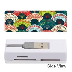 Japanese Fans Bright Pattern Memory Card Reader (stick) by Pakjumat