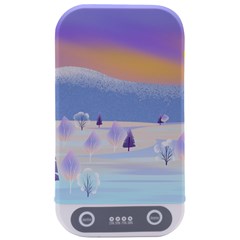 Vector Winter Landscape Sunset Evening Snow Sterilizers by Pakjumat