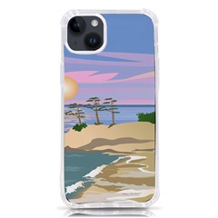 Vacation Island Sunset Sunrise Iphone 14 Plus Tpu Uv Print Case