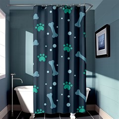 Bons Foot Prints Pattern Background Shower Curtain 36  X 72  (stall)  by Grandong