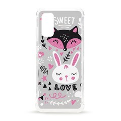 Big Set With Cute Cartoon Animals Bear Panda Bunny Penguin Cat Fox Samsung Galaxy S20 6 2 Inch Tpu Uv Case