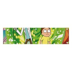 Rick And Morty Adventure Time Cartoon Banner And Sign 4  X 1  by Bedest