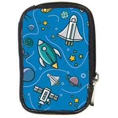 About Space Seamless Pattern Compact Camera Leather Case by Hannah976