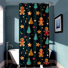 Winter Xmas Christmas Holiday Shower Curtain 36  X 72  (stall)  by Ravend