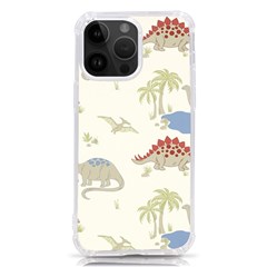 Dinosaur Art Pattern Iphone 14 Pro Max Tpu Uv Print Case