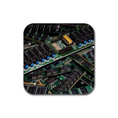 Computer Ram Tech - Rubber Coaster (square) by Hannah976