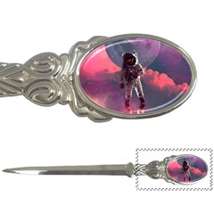 Aesthetic Astronautics Atmosphere Blue Clouds Cosmos Fantasy Galaxy Letter Opener by Cendanart