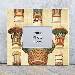 Egyptian Architecture Column White Wall Photo Frame 5  X 7  by Proyonanggan