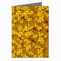 Blooming Flowers Of Lotus Paradise Greeting Cards (pkg Of 8) by pepitasart