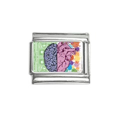 Brain Heart Balance Emotion Italian Charm (9mm)