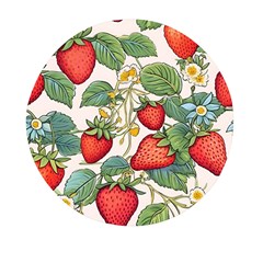 Strawberry-fruits Mini Round Pill Box (pack Of 5) by Maspions