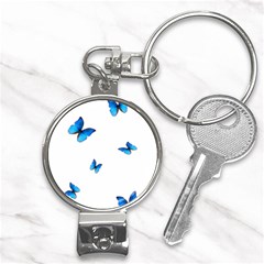 Butterfly-blue-phengaris Nail Clippers Key Chain by saad11