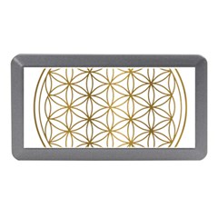 Gold Flower Of Life Sacred Geometry Memory Card Reader (mini) by Maspions