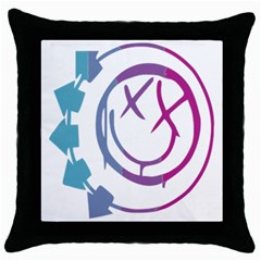 Blink 182 Logo Throw Pillow Case (black) by avitendut