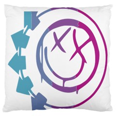 Blink 182 Logo Standard Premium Plush Fleece Cushion Case (two Sides) by avitendut