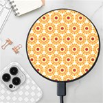 Pattern Shape Design Art Drawing Wireless Fast Charger(Black) Front