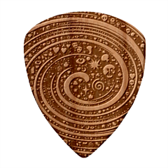 Swirl Vortex Emoji Cyclone Motion Art Wood Guitar Pick (set Of 10)