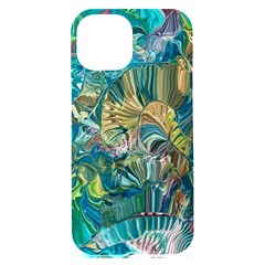 Abstract Petals Iphone 15 Plus Black Uv Print Pc Hardshell Case