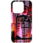 Cybercity iPhone 15 Pro Black UV Print PC Hardshell Case Front