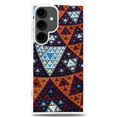 Fractal Triangle Geometric Abstract Pattern Samsung Galaxy S24 Plus 6 7 Inch Tpu Uv Case