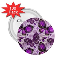 Butterflies Butterfly Insect Nature 2 25  Buttons (100 Pack)  by Proyonanggan