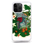 Armor Japan Maple Leaves Samurai Mask Cut iPhone 14 Pro Max TPU UV Print Case Front