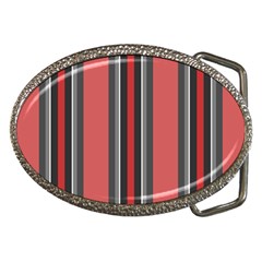 Rosa Grau Streifen Belt Buckles by 2607694c