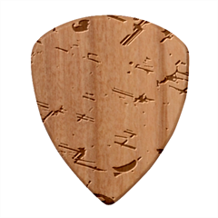 Ballon Classroom Wood Guitar Pick (set Of 10)