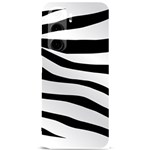 White Tiger Skin Samsung Galaxy S24 Plus 6.7 Inch Black TPU UV Case Front