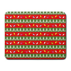 Christmas-papers-red-and-green Small Mousepad by Bedest