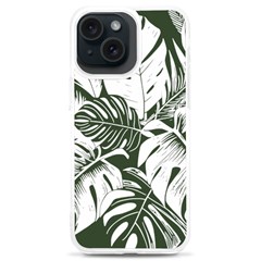 Abstract Art Tropical Leaves Iphone 15 Plus Tpu Uv Print Case