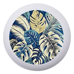 Abstract Art Tropical Leaves Dento Box With Mirror by Valentinaart