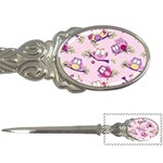 Owls Bird Animal Pattern Letter Opener Front