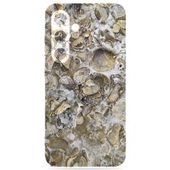 Fossilized Seashell Texture Print Design Bk Samsung Galaxy S24 6 2 Inch Black Tpu Uv Case