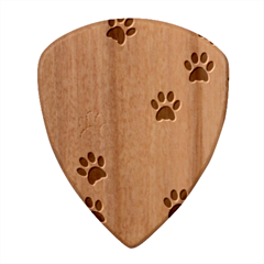 Pawprints Paw Prints Paw Animal Wood Guitar Pick (set Of 10)