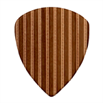 Template Background Red Strip Guitar Shape Wood Guitar Pick Holder Case And Picks Set Pick