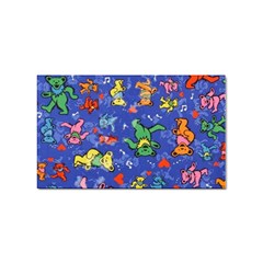 Grateful Dead Bears Sticker Rectangular (100 Pack) by Perong