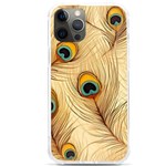 Vintage Peacock Feather Peacock Feather Pattern Background Nature Bird Nature iPhone 12 Pro max TPU UV Print Case Front