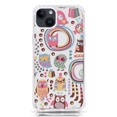 Cute Owl Bird Animal Pattern Iphone 14 Plus Tpu Uv Print Case