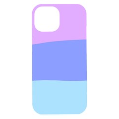 Pastel Colour, Blue, Lilac, Orange, Pastel, Pink, Romance Iphone 15 Plus Black Uv Print Pc Hardshell Case