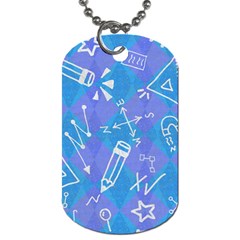 Background Abstract Texture Pattern Dog Tag (two Sides)