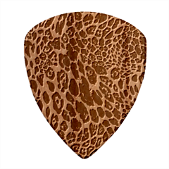 Leopard Skin Texture, Macro, Brown Wood Guitar Pick (set Of 10)